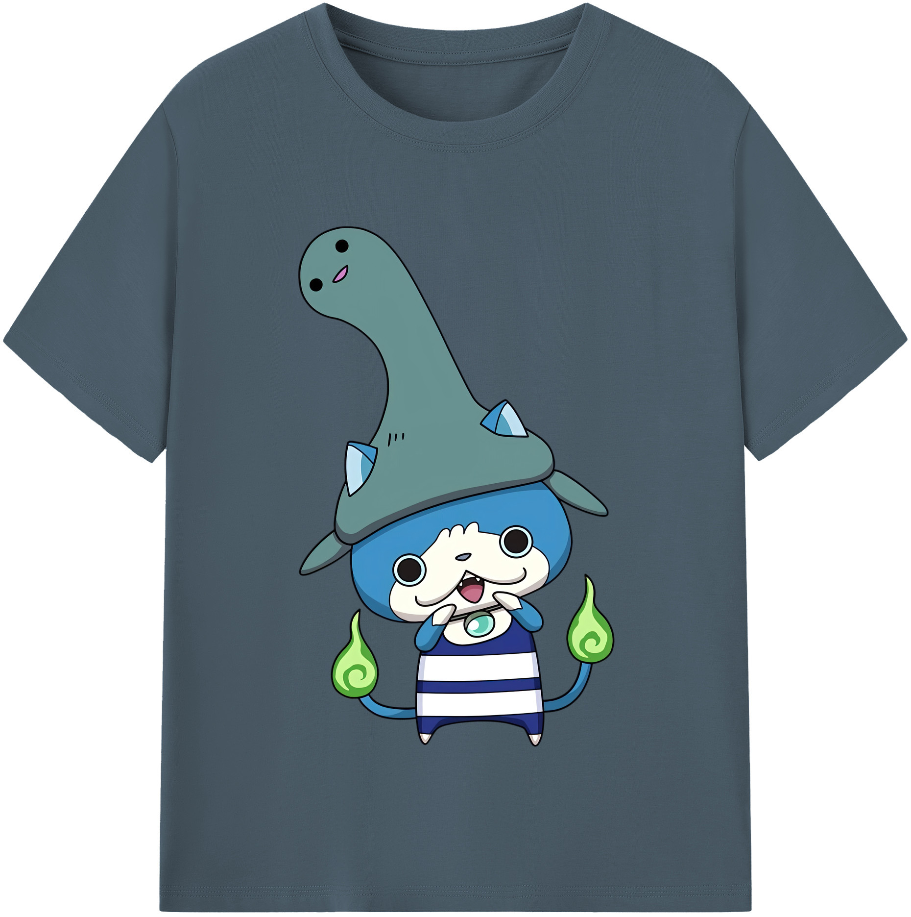 （画像用） 妖怪ウォッチ Yo-kai Watch 綿100％半袖Tシャツ（フロントプリント）